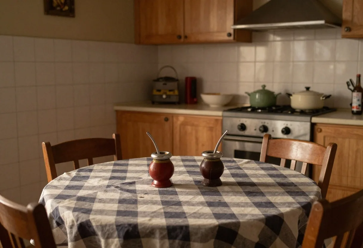 Entrevista de historia oral en una cocina familiar