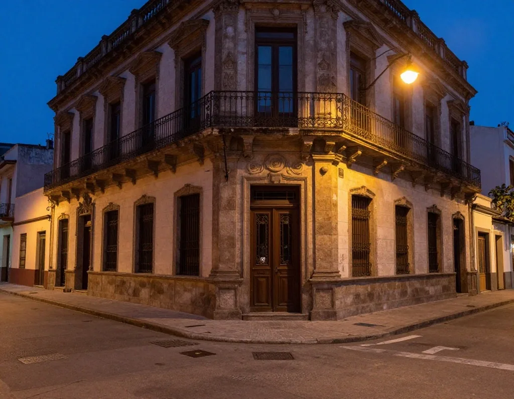 Lectura de un plano antiguo extendido sobre mesa de biblioteca